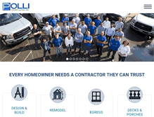 Tablet Screenshot of polliconstruction.com